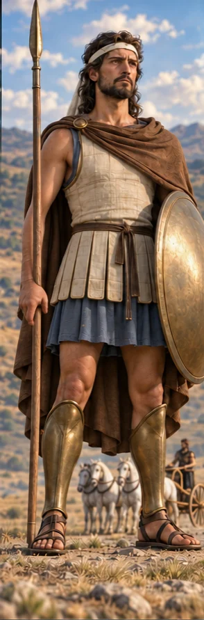 Amphiaraus, seer and one of the Seven against Thebes, full-length portrait