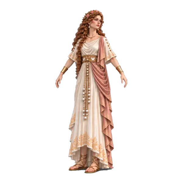 Aphrodite, three-quarter view