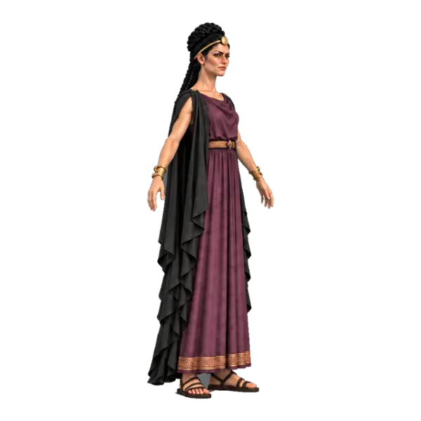 Circe, three-quarter view