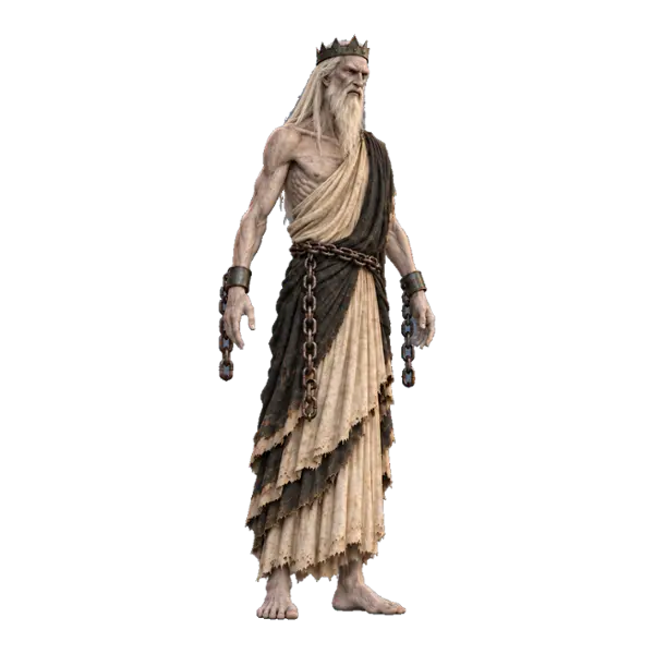 Cronus, three-quarter view