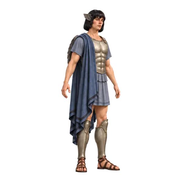 Hypnos, three-quarter view