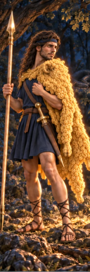 Jason, leader of the Argonauts, full-length portrait