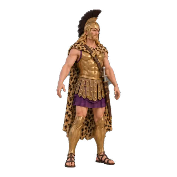 Menelaus, three-quarter view