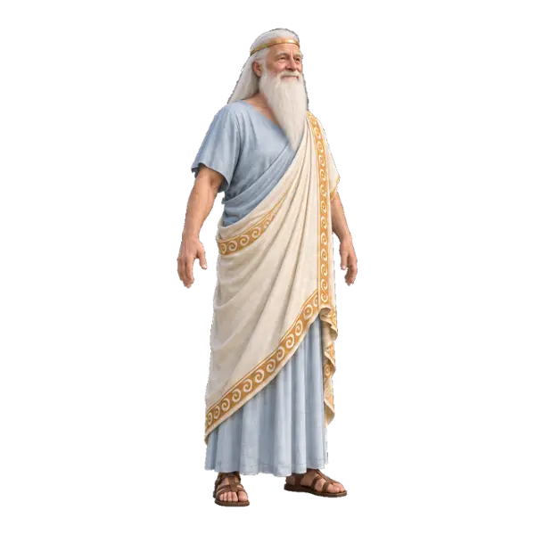 Nereus, three-quarter view