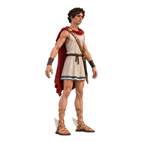 Perseus, three-quarter view