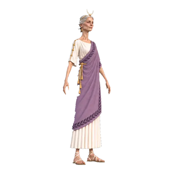 Phoebe, three-quarter view