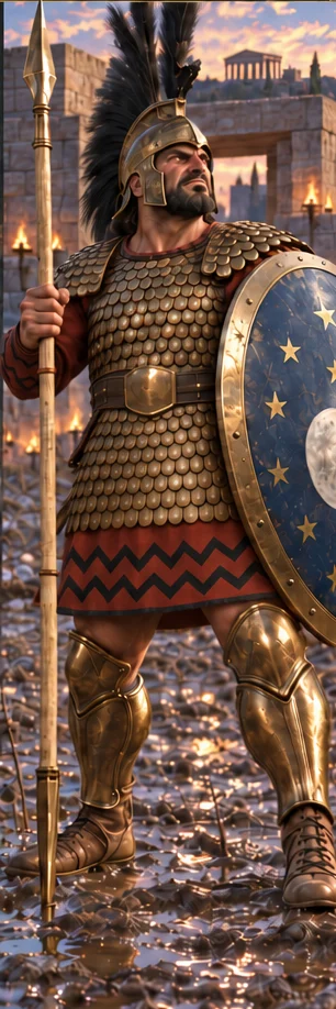 Tydeus, one of the Seven against Thebes, full-length portrait